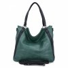 Torebka Damska Shopper Bag XL firmy Hernan HB0337 Butelkowa Zieleń